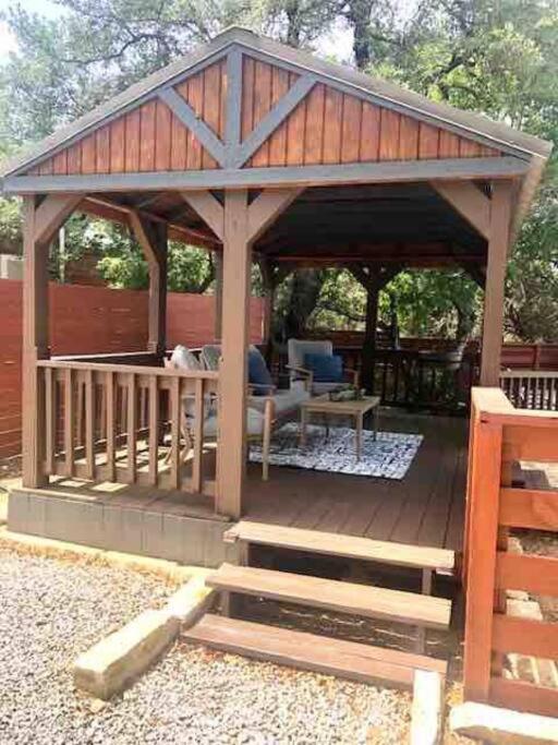 The Bison Cabin - The Cabins At Rim Rock Austin Buitenkant foto